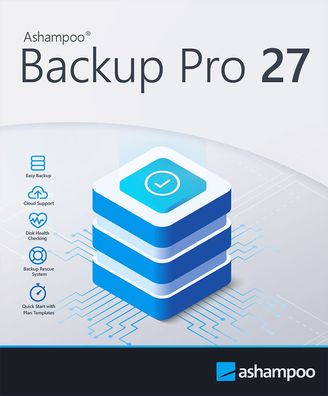 Ashampoo Backup Pro 27, Windows 11/10, Dauerlizenz, Digitaler Download