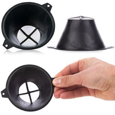 Rosfix Farbfiltersieb Schwarz – 80x50x60 mm | Wiederverwendbar, Rostfrei