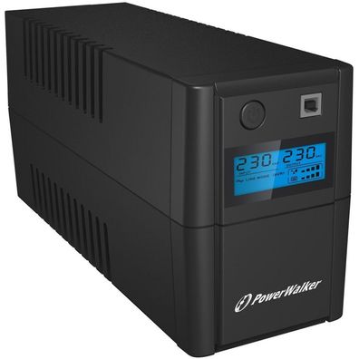 PowerWalker VI 650 SHL LCD (schwarz)