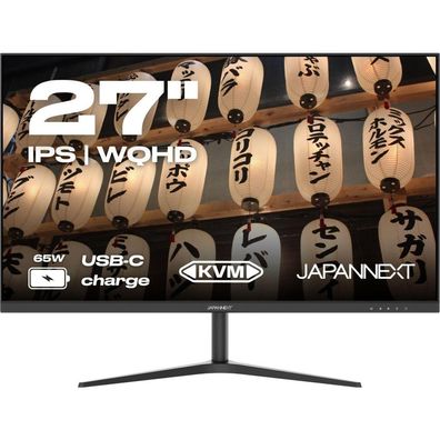 Japannext 68,5cm JN-IPS27WQHDR-C65W, 16:9 HDMI/DP, WQHD