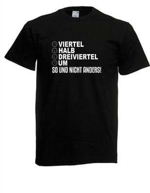 DDR FDJ Retro Lustig Viertel Halb Dreiviertel Um Zone Ostdeutschland I Lustig bis 5XL