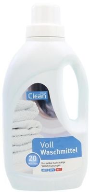 Waschmittel Vollwaschmittel CLEAN 1L für 20 WLTop Preis
