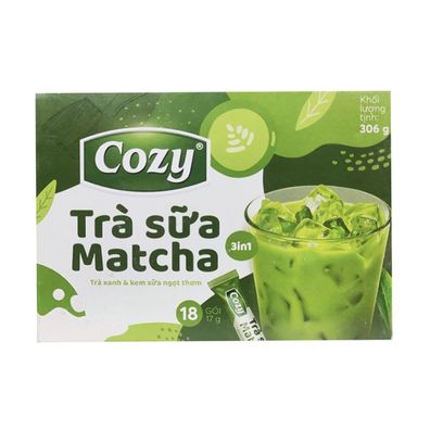 Cozy Matcha-Milchtee 18 x 17 g (306 g)