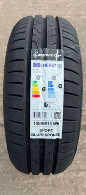 1x Sommerreifen 195/60 R15 88H Dunlop Sport BluResponse DOT25 NEU