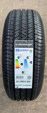 1x Sommerreifen 205/70 R14 95W Dunlop Sport Classic DOT24 NEU