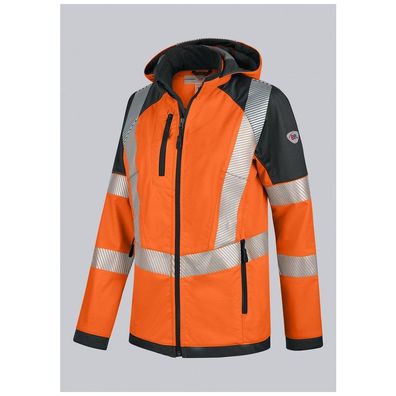 BP Damen Warnschutz-Stretch-Softshelljacke 2035-941