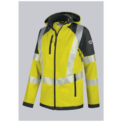 BP Damen Warnschutz-Stretch-Softshelljacke 2035-941