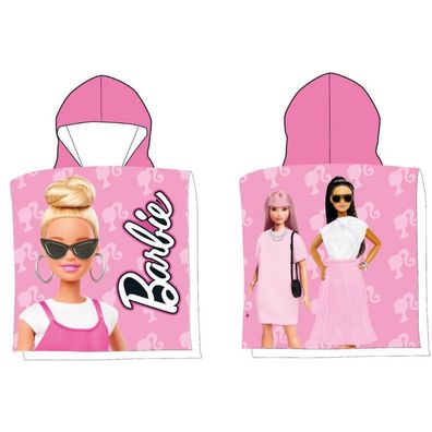 Barbie Street Style Strandtuch Poncho 50x100 cm (Schnelltrocknend)