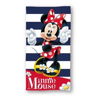 Disney Minnie Polka Style Badetuch, Strandhandtuch 70x140cm (Fast Dry)