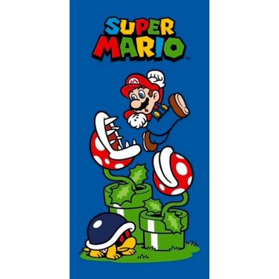 Super Mario Piranha Plants Badetuch, Strandtuch 70x140 cm (Fast Dry)