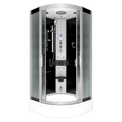 Dampfdusche Duschtempel Sauna Dusche Duschkabine D46-53M3 90x90 cm