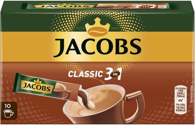 Jacobs Instant Classic 3in1 Sticks 10 x 18 g (180 g)