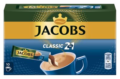 Jacobs Instant Classic 2in1 Sticks 10 x 14 g (140 g)