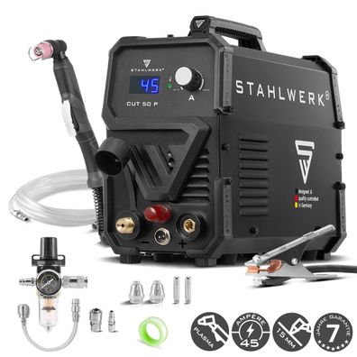 Stahlwerk Plasmaschneider CUT 50 P | 45 Ampere 20 mm Schneidleistung THC