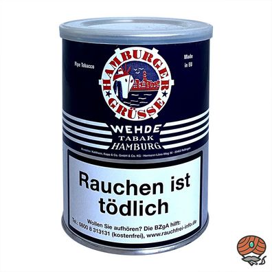 Wehde Hamburger Grüsse Pfeifentabak 250g Dose