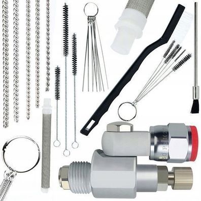 Rosfix Set CleanShot Ventil + Reinigungsset 17tlg | 248 bar, 60 Mesh Filter