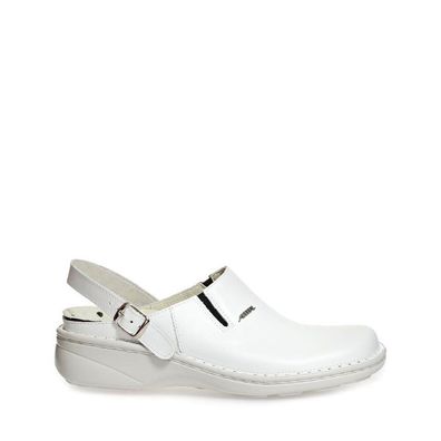 Abeba Damen Arbeitssandale Reflexor Clog – Glattleder, OB, Esd, Src