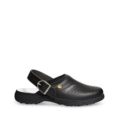 Abeba Berufsschuhe The Original Plus Clog – Mikrofaser, Perforiert, OB, Esd, Src
