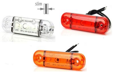 10 LED Umrissleuchte Begrenzungsleuchte Positions Leuchte 12/24V weiß rot oder gelb