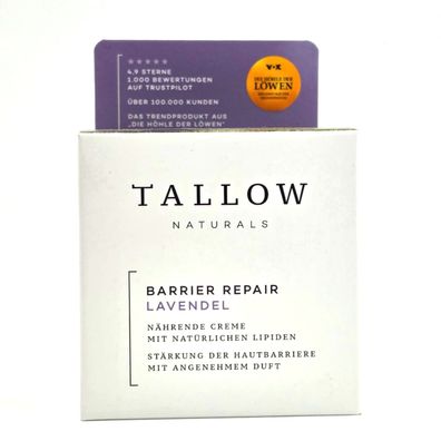 Tallow Naturals Barrier Repair Lavendel Creme-Natürliche Gesichtscreme*Blitzversand