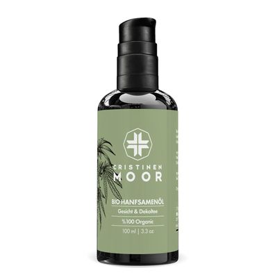CristinenMoor Bio Hanfsamenöl (Hanföl) - kalt gepresst: 100 ml