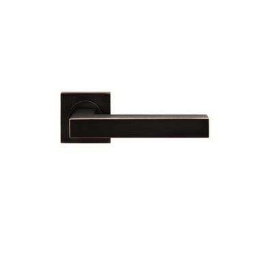 Karcher Türdrücker-Rosettengarnitur ER46Q Seattle OS Antik Bronze Optik Türgriff