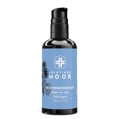 CristinenMoor Bio Schwarzkümmelöl aus Ägypten - kalt gepresst: 100 ml