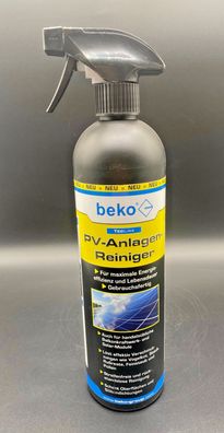 beko TecLine PV Anlagen Reiniger 750ml Solar Solarmodule PV-Module Solaranlagen