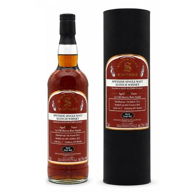 Signatory Vintage GlenRothes Speyside Single Malt Scotch Whisky 10 Yo 61,5% 0,7l