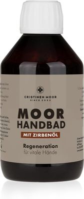 CristinenMoor Moor Handbad mit Zirbenöl und Natursole 250 ml