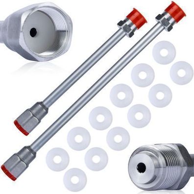 Rosfix Set Spritzlanze 30/50 cm – 290 bar | 10x Dichtung 7/8" Gewinde