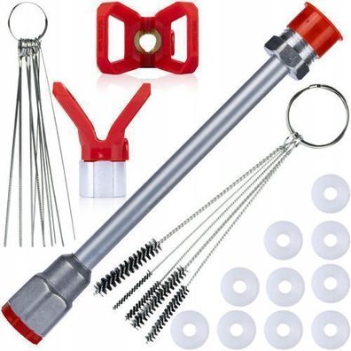 Rosfix Set Spritzlanze 30cm mit Düsenschutz & Reinigungsbürsten | 290 bar