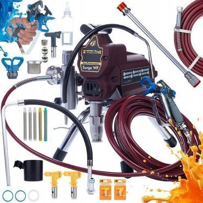 Zenthril Set Farbspritzgerät Surge WF 1800W 20MPa 2L/min | EasyPerformance