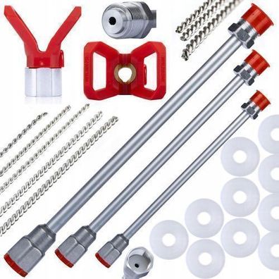 Rosfix Set Spritzlanze 30/50/100cm – 290 bar | 7/8" Gewinde + Zubehör