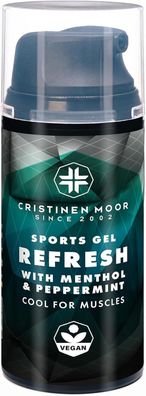 CristinenMoor Sports Gel Refresh I Kühlgel stark kühlender Balm 100 ml