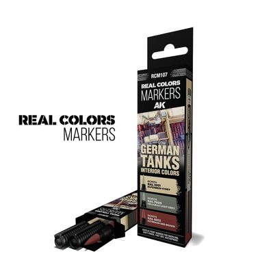 AK Interactive Colors Markers Set 5568339187 German Tanks RCM107 Colors Set