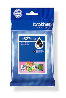 Brother Tintenpatrone LC-527XLBK Schwarz (ca. 3000 Seiten)