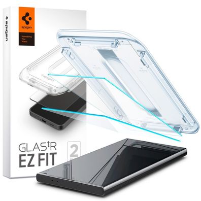 Spigen Glas. tR EZ Fit Panzerglas für Samsung Galaxy S24 Ultra - 2 Stück
