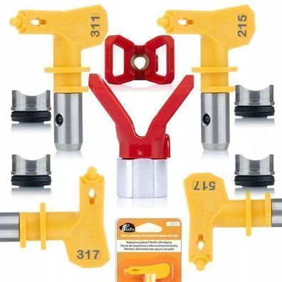 Rosfix Set Spritzdüsen 215/311/317/517 mit Düsenschutz | 7/8" Gewinde