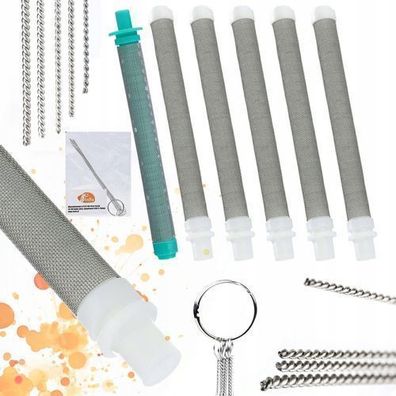 Rosfix Set Filtereinsatz 30/60 Mesh + Reinigungsnadeln | 100 mm, 5 Stk