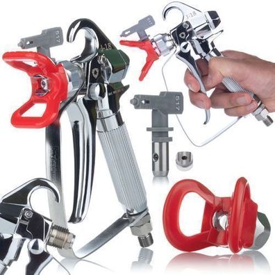 Rosfix Set Farbspritzpistole UltraSpray J-18 – Düse 517 | 3600 psi, 1/4" Gewinde