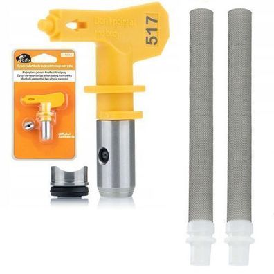 Rosfix Set Farbdüse Ultra Spray 517 + 2x Filter 60 Mesh | 30 cm Sprühbreite
