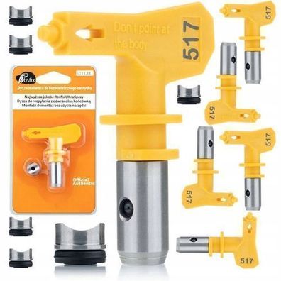 Rosfix Set Farbdüse Ultra Spray 517 – 5 Stück | 25 cm Strahlbreite 0,017"