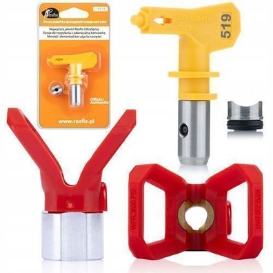 Rosfix Set Spritzdüse 519 mit Düsenschutz – 7/8" Gewinde | 25 cm Breite