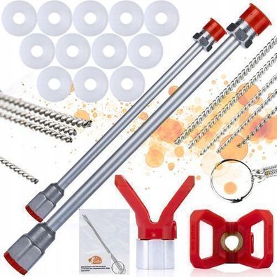 Rosfix Set Spritzlanze 50/100 cm + Düsenhalter + Reiniger | 290 bar 7/8"