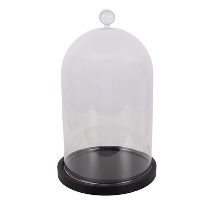 Clayre & Eef Glasglocke Ø 17x29 cm Transparant Glas