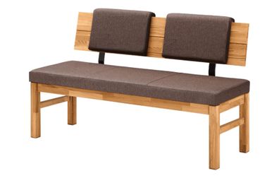 Küchenbank Danny aus Massivholz 150 x 55 x 84 Sitzbank massiv