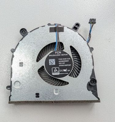 Hp Probook 650 G4 CPU Cooling Fan Lüfter Kühler 6033B0059001