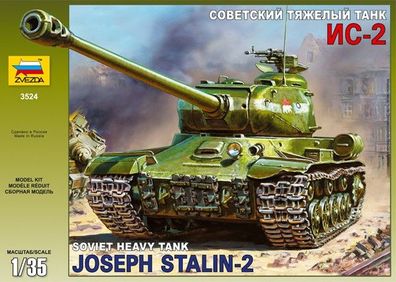 Zvezda 923524 Josef Stalin-2 Soviet Panzer in 1:35 Zvezda 3524 Bausatz