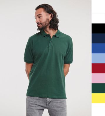 Russell Europe Herren Piqué Polohemd Baumwolle Shirt XS-4XL R-569M-0 NEU